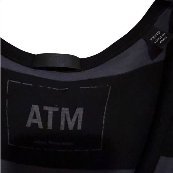 ATM Pima Cotton Stripe Maxi Tank Dress - Picture 6 of 10